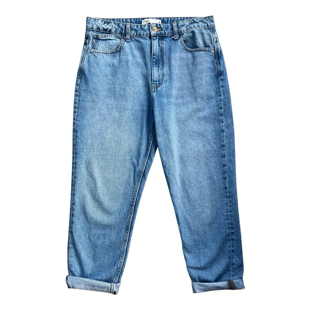 Zara - Super High Rise Mom Jeans - 12 - Picture 7 of 13